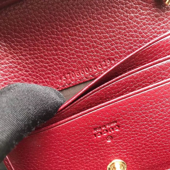 Gucci Zumi Card Holder 570660 Bordeaux