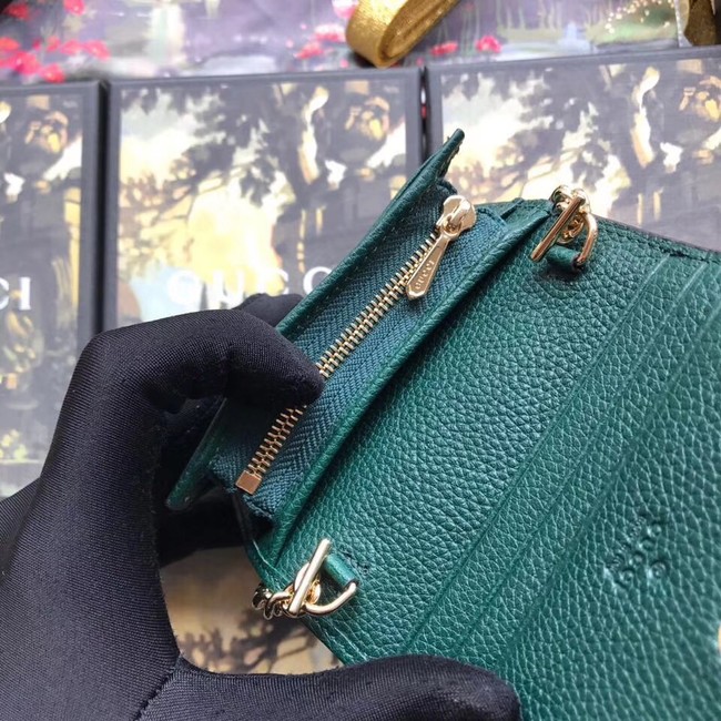 Gucci Zumi Card Holder 570660 green