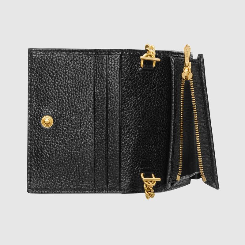 Gucci Zumi Card Holder 570660 Black