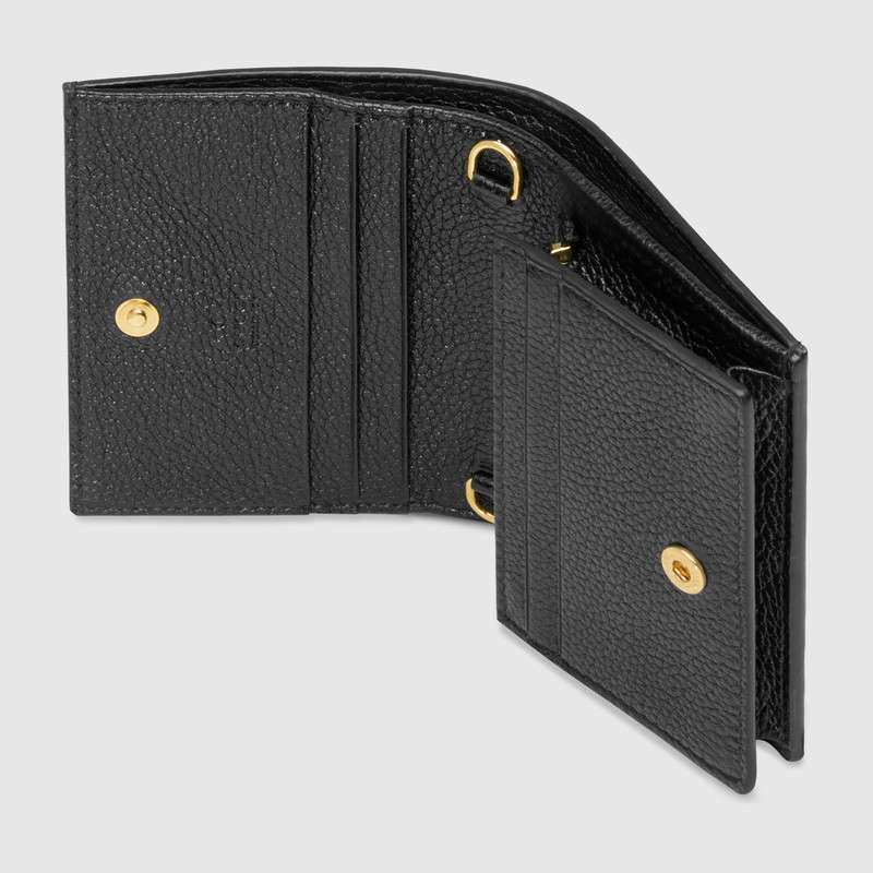 Gucci Zumi Card Holder 570660 Black