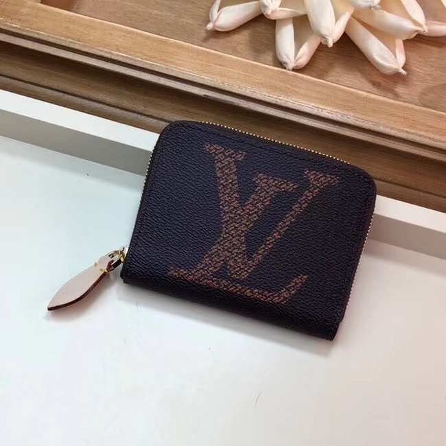 Louis vuitton original ZIPPY zipper pocket M67690 brown