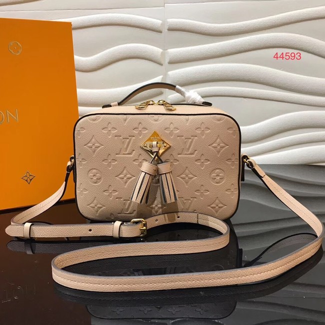 Louis vuitton original mongram empreinte SAINTONGE M44593 apricot