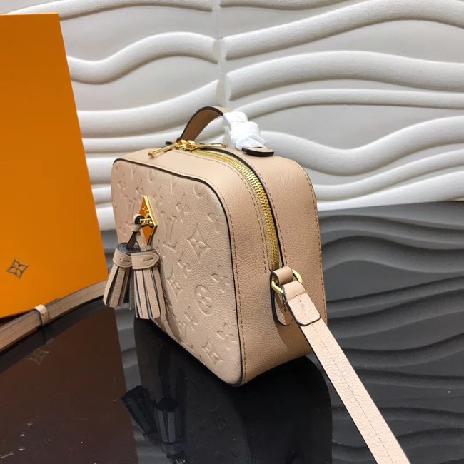 Louis vuitton original mongram empreinte SAINTONGE M44593 apricot