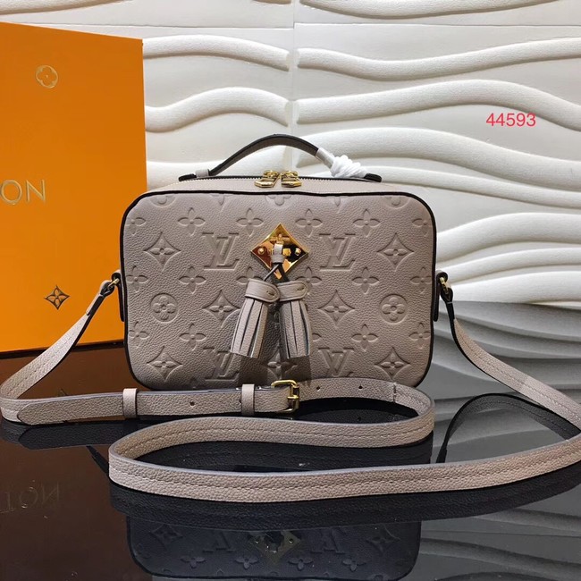 Louis vuitton original mongram empreinte SAINTONGE M44593 light gray