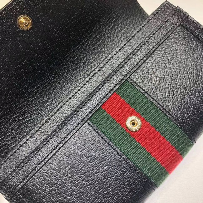 Gucci Ophidia leather wallet 523153 black