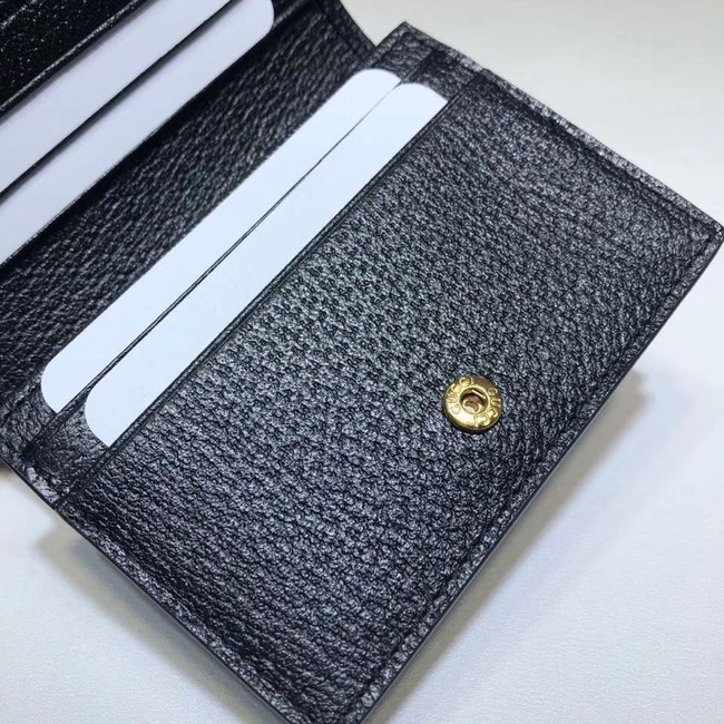 Gucci Ophidia leather wallet 523155 Black
