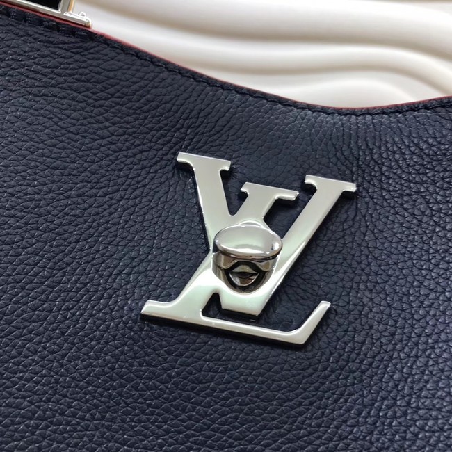 Louis Vuitton original LOCKME DAY M53730 Marine Rouge