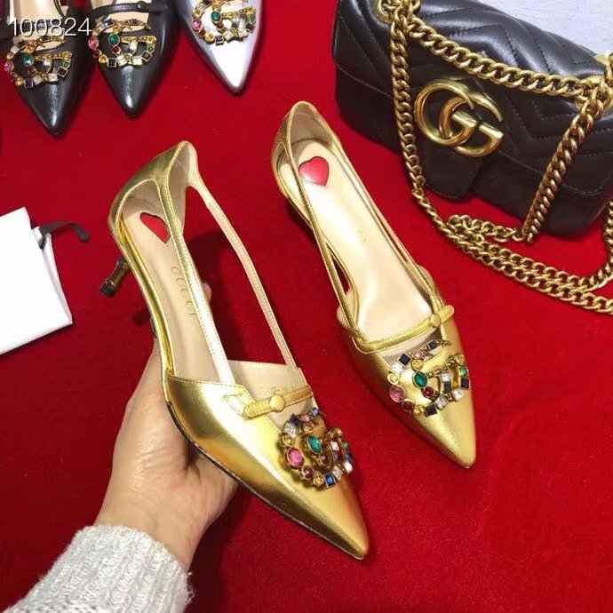 Gucci GG mid-heel pump GG1494BL-1