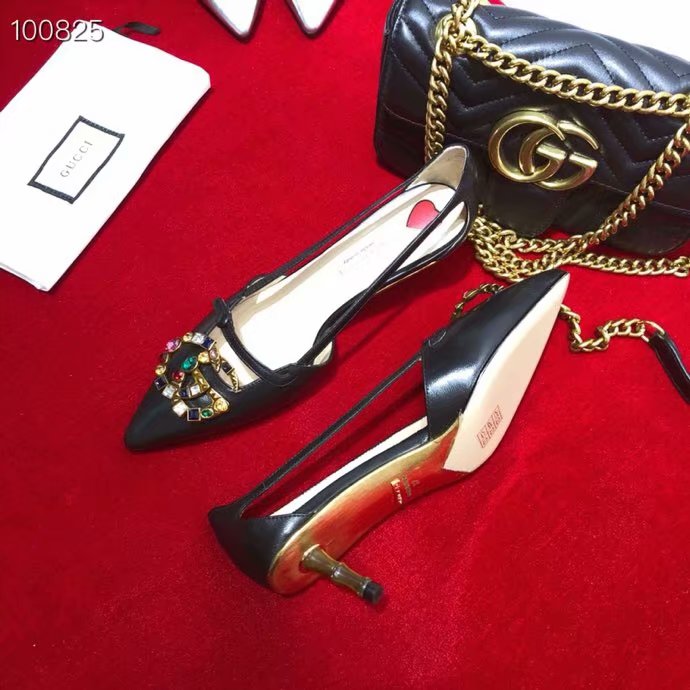 Gucci GG mid-heel pump GG1494BL-5