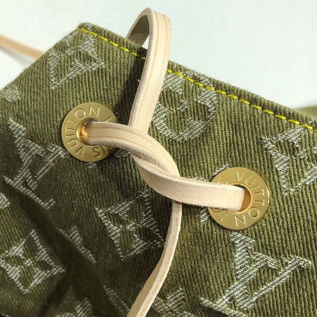 Louis Vuitton Denim Backpack M44460 green