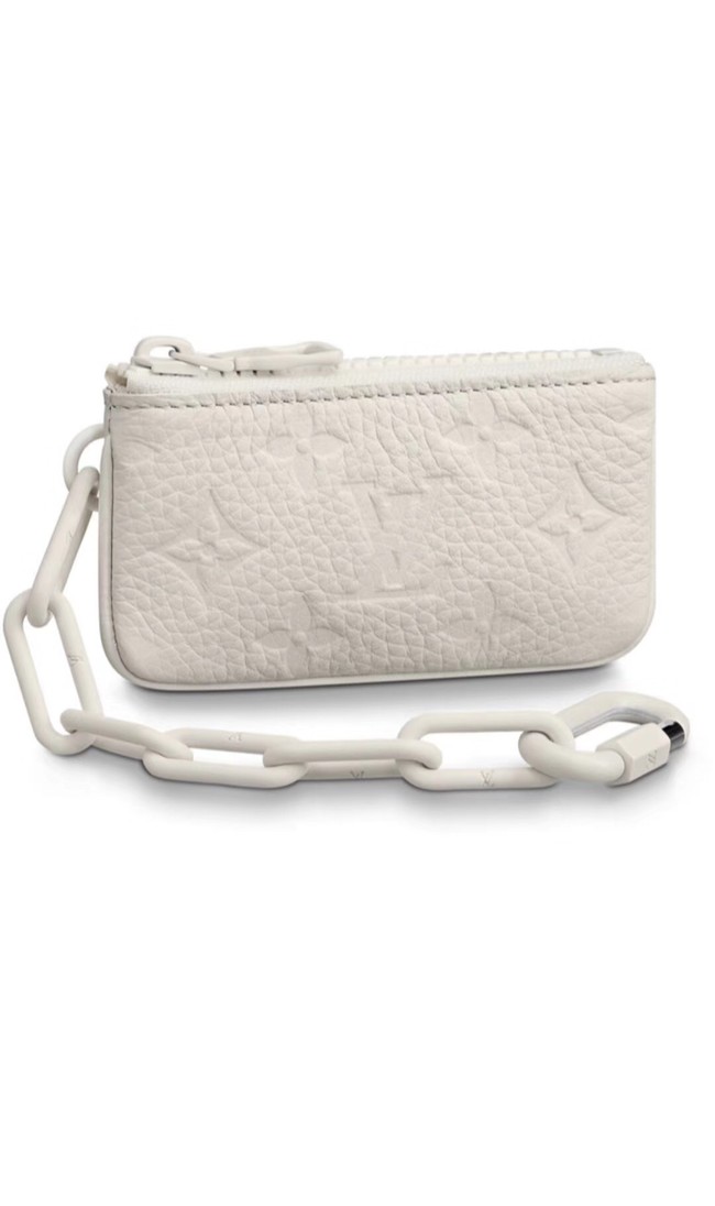 Louis vuitton Monogram Empreinte KEY POUCH M44487 white