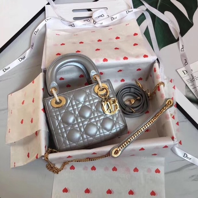 MINI LADY DIOR-TAS VAN LAMSLEER M15P grey