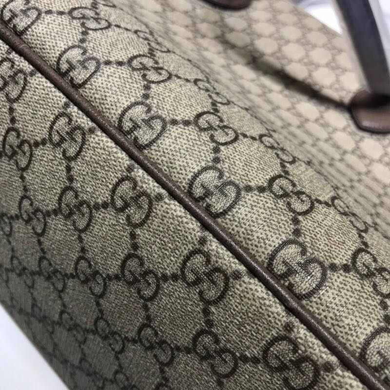 Gucci Canvas Tote Bag 474085 brown