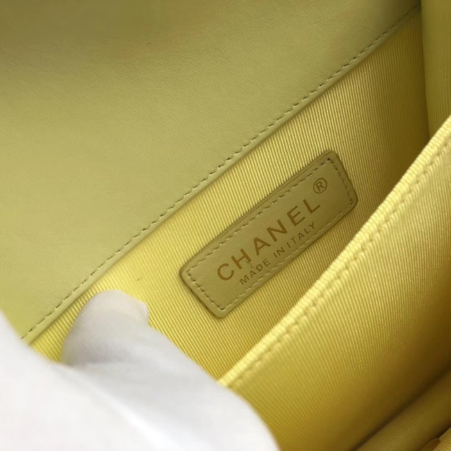 Boy chanel handbag Patent leather & Gold-Tone Metal AS0130 green