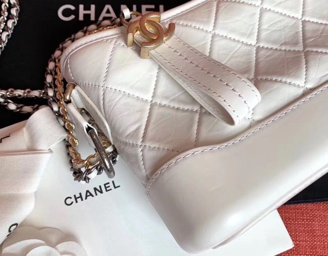 Chanel gabrielle small hobo bag A91810 white