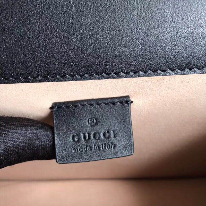 Gucci Dionysus GG velvet small shoulder bag 400249 black