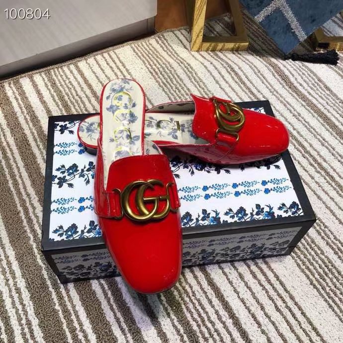 Gucci Princetown leather slipper GG1499BL