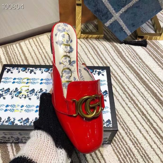 Gucci Princetown leather slipper GG1499BL