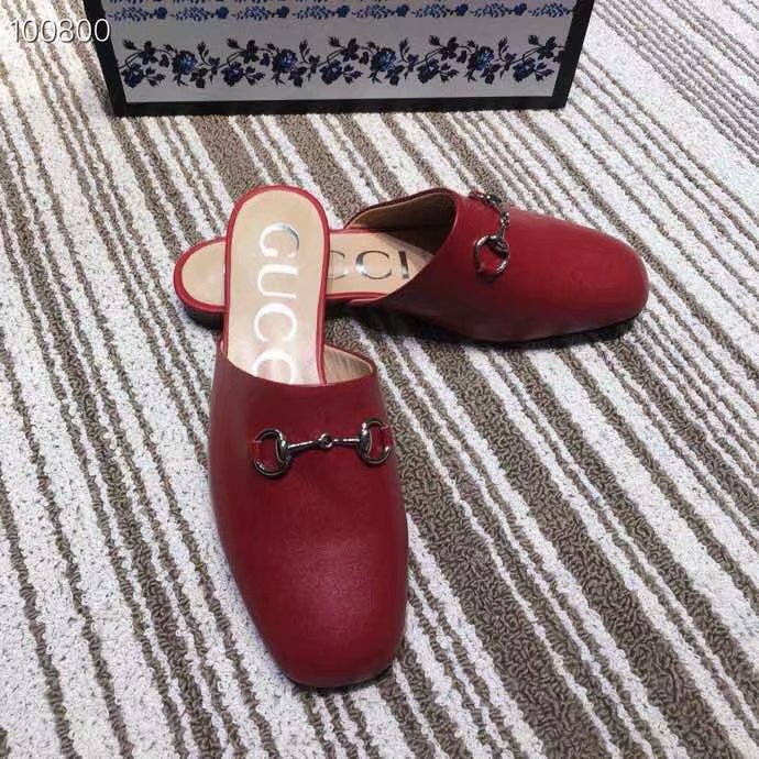 Gucci Princetown leather slipper GG1500BL-3