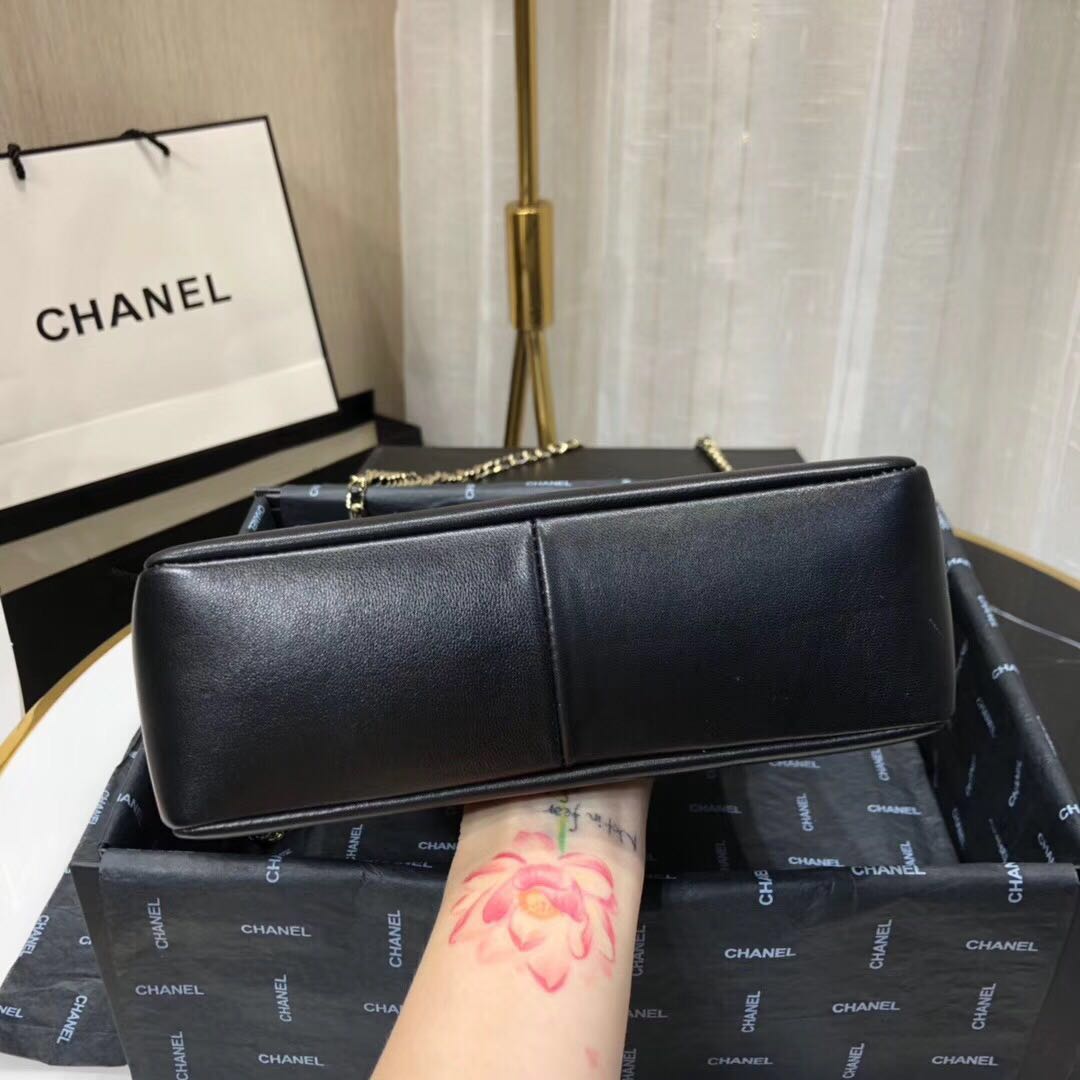 CHANEL Shopping Bag Mini Tote B57979 Black