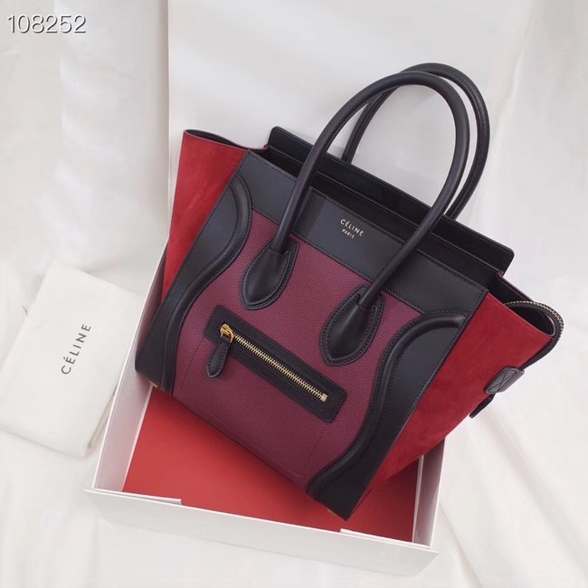 Celine Luggage Boston Tote Bags All Calfskin Leather C0189-1