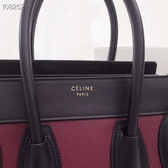 Celine Luggage Boston Tote Bags All Calfskin Leather C0189-1