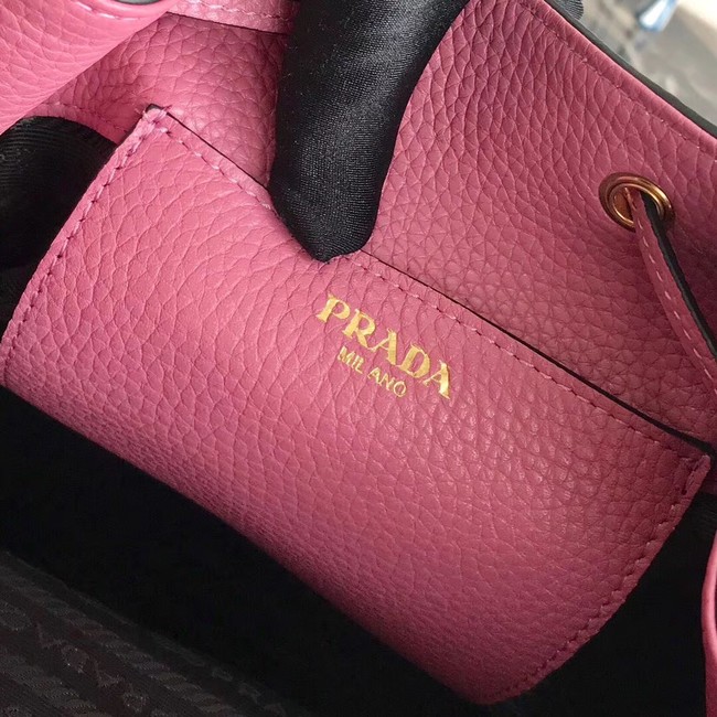 Prada Leather bucket bag 1BE018 rose