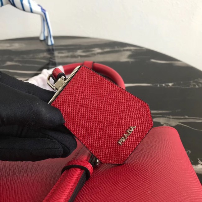 Prada Saffiano original Leather Tote Bag BN2838 red