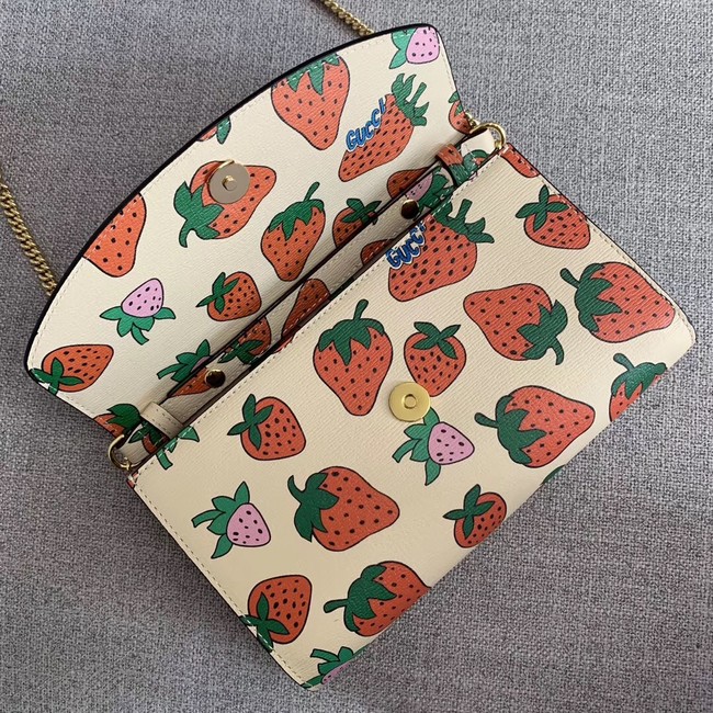 Gucci Zumi Strawberry print bag 572375