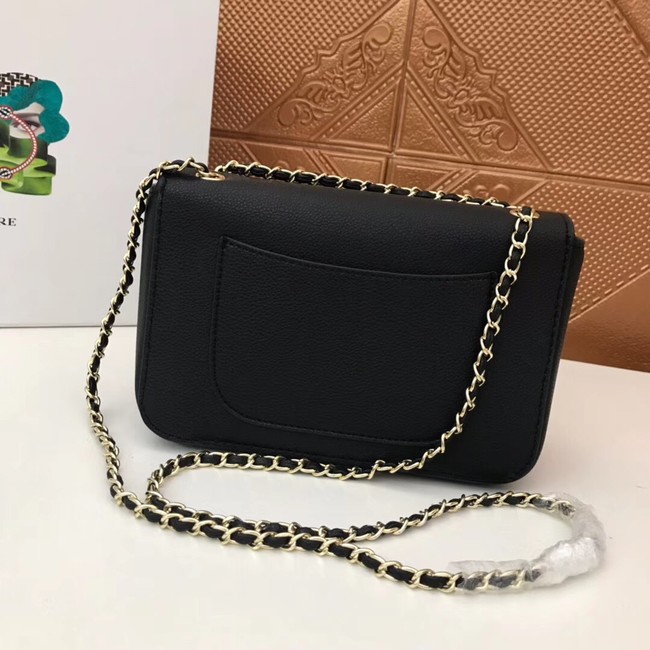 Prada Calf leather shoulder bag 3011 black