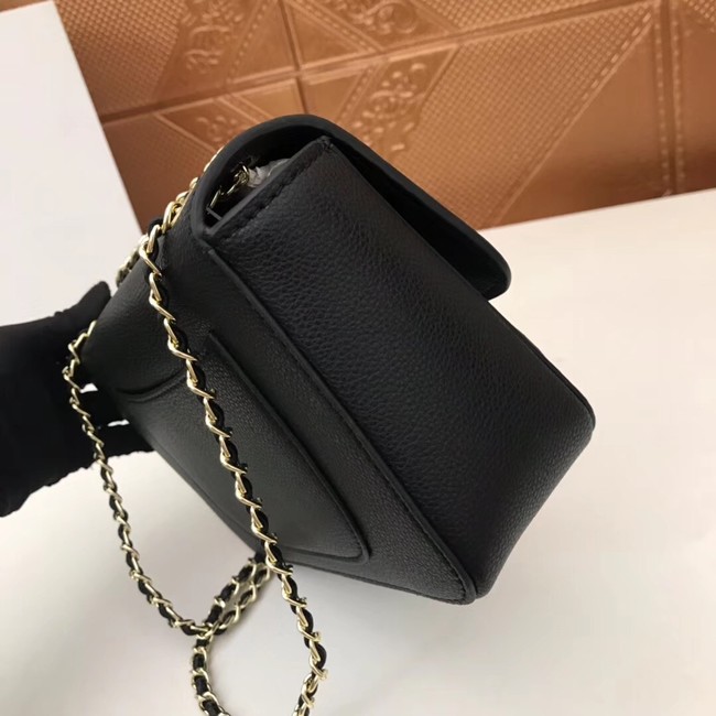 Prada Calf leather shoulder bag 3011 black