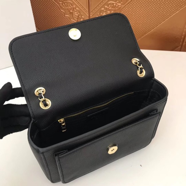 Prada Calf leather shoulder bag 3011 black