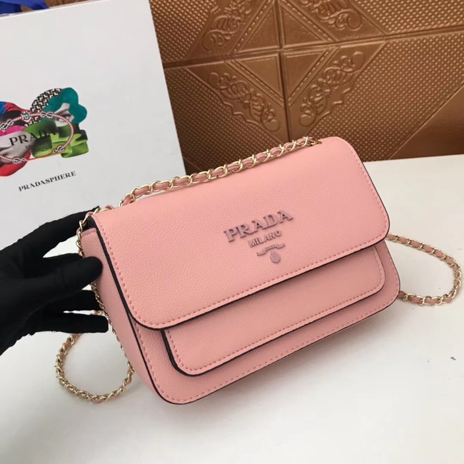 Prada Calf leather shoulder bag 3011 pink