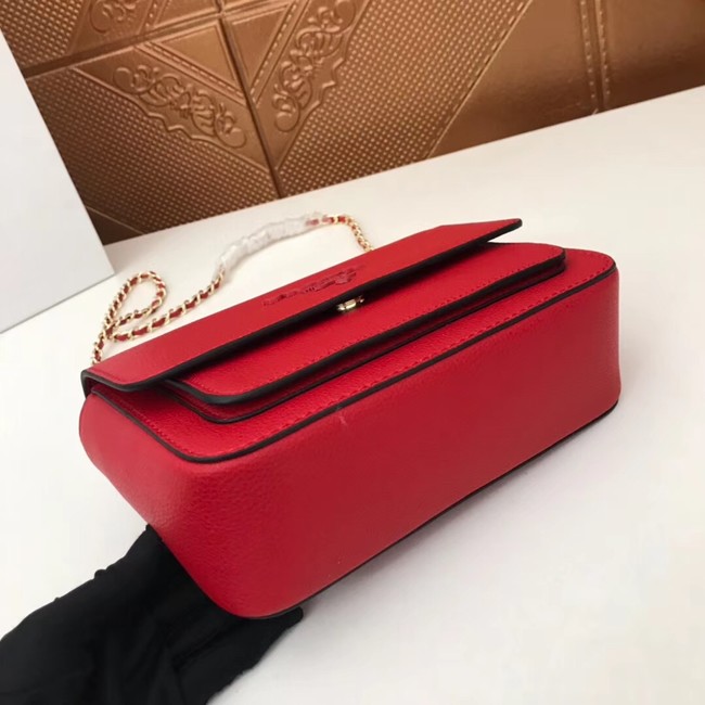 Prada Calf leather shoulder bag 3011 red