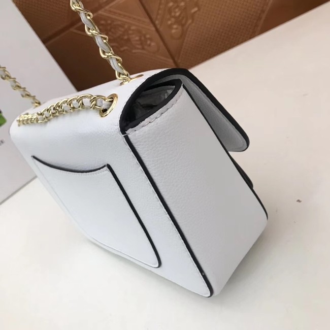 Prada Calf leather shoulder bag 3011 white