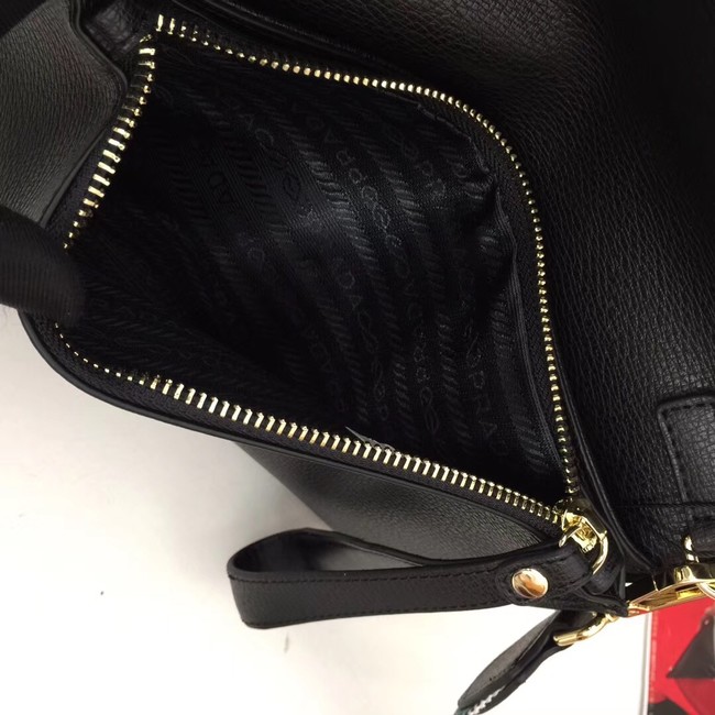 Prada Calf leather shoulder bag 66138 black
