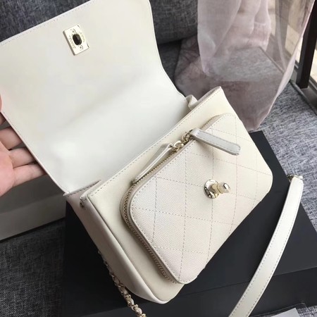 Chanel Original caviar Tote Bag 25690 Beige