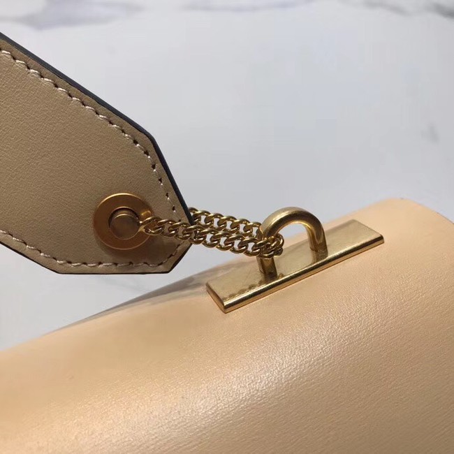 Valentino Garavani VRING Small leather shoulder bag 00843 Apricot&white