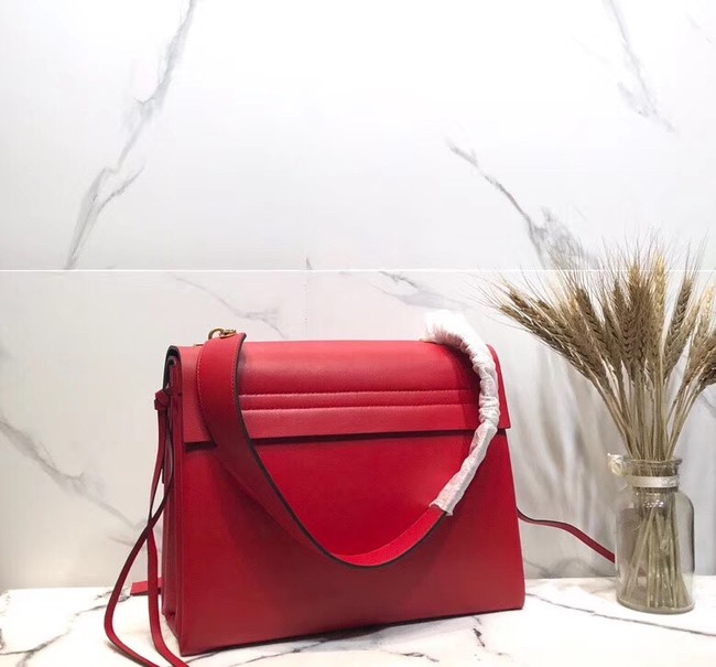 Valentino Garavani VRING Small leather shoulder bag 00843 red