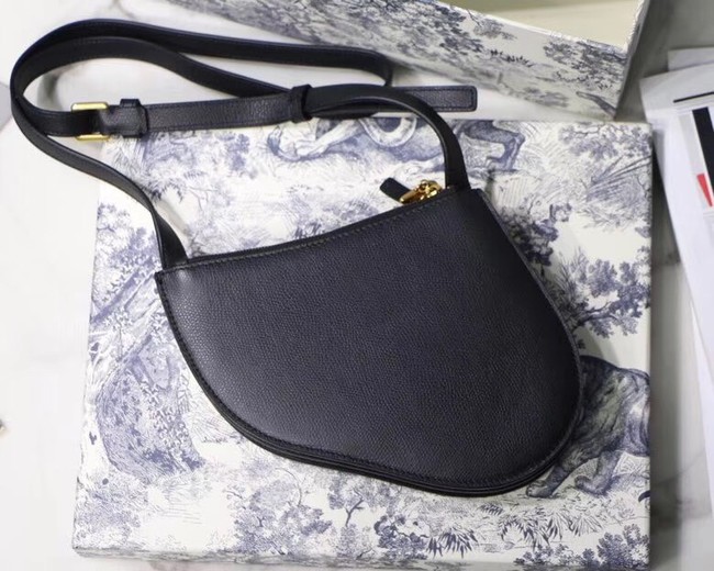 Dior SADDLE BAG CALFSKIN Shoulder Bag 83165 black