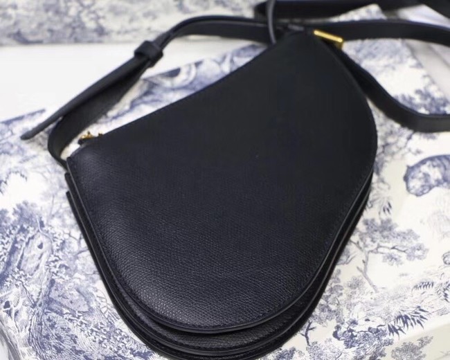 Dior SADDLE BAG CALFSKIN Shoulder Bag 83165 black