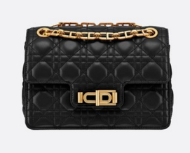 Dior MISS DIOR BAG IN BLACK LAMBSKIN M0250C