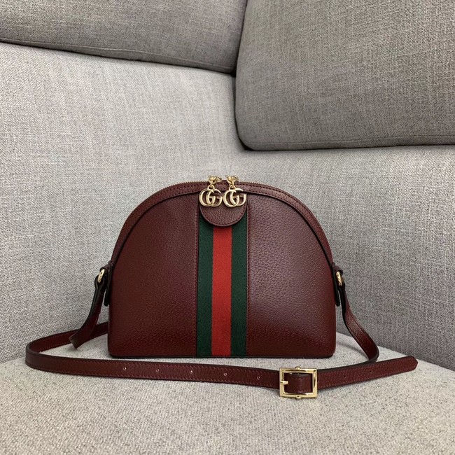 Gucci Ophidia Small Shoulder Bag 499621 Burgundy