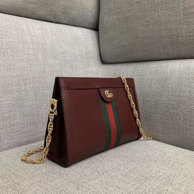 Gucci Ophidia small shoulder bag 503877 Burgundy