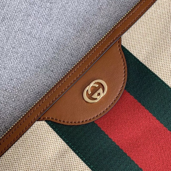 Gucci Vintage canvas pouch 576053 Beige 