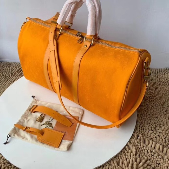 Louis vuitton original KEEPALL BANDOULIERE 50 M44644 Ochre