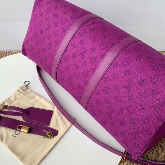 Louis vuitton original KEEPALL BANDOULIERE 50 M44644 Violet