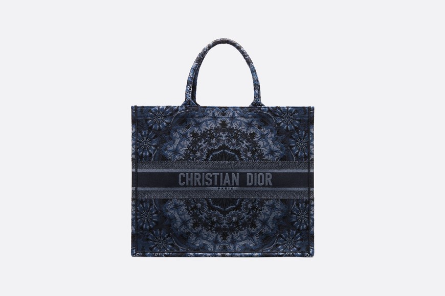 DIOR BOOK TOTE KALEIDIORSCOPIC BAG M1286ZRIO blue