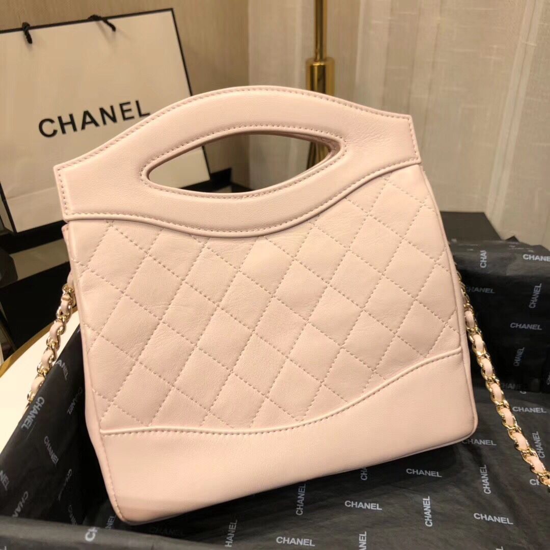 CHANEL Shopping Bag Mini Tote B57979 Pink