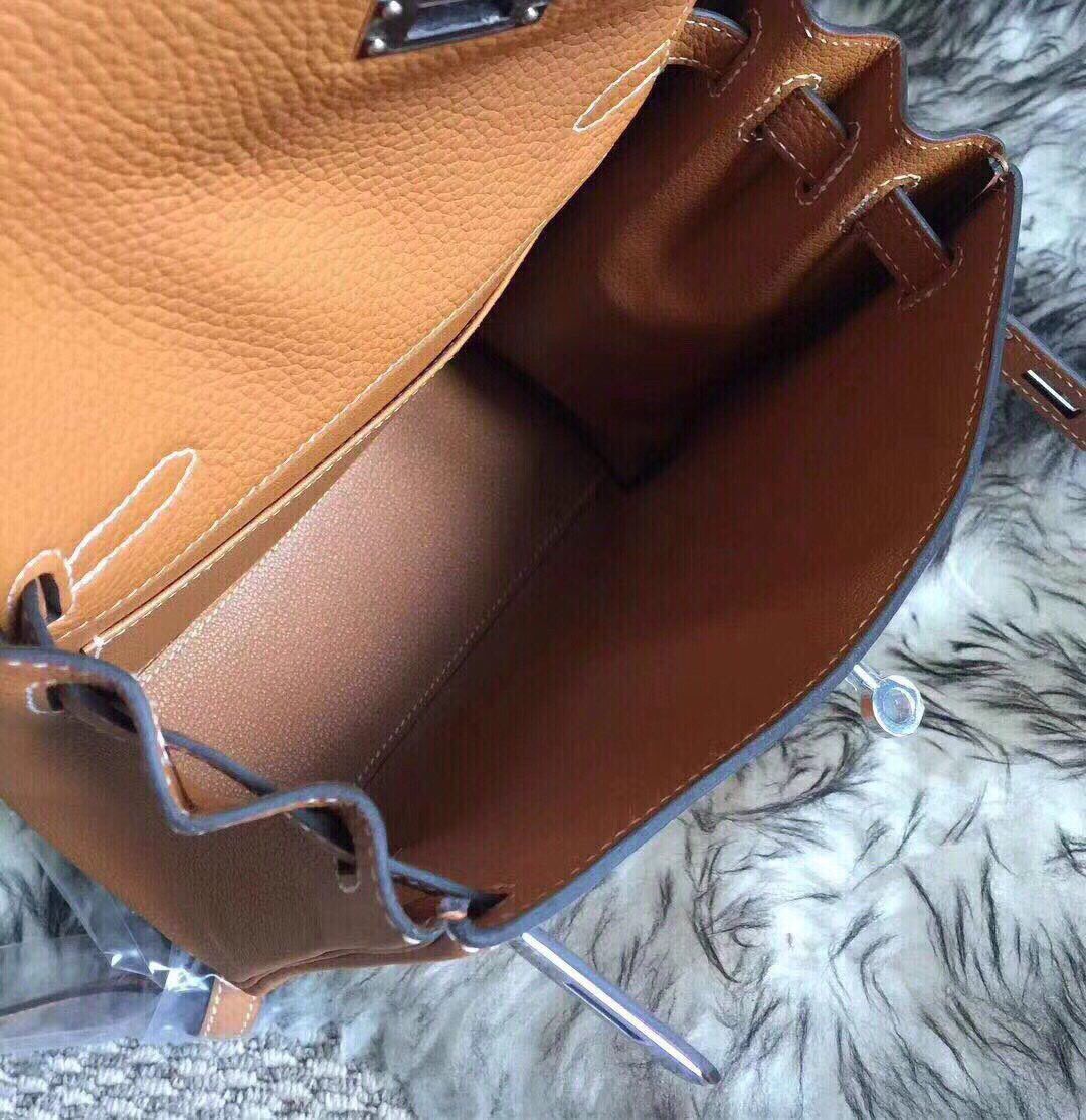 Hermes Kelly Ado Backpack H2398 Orange